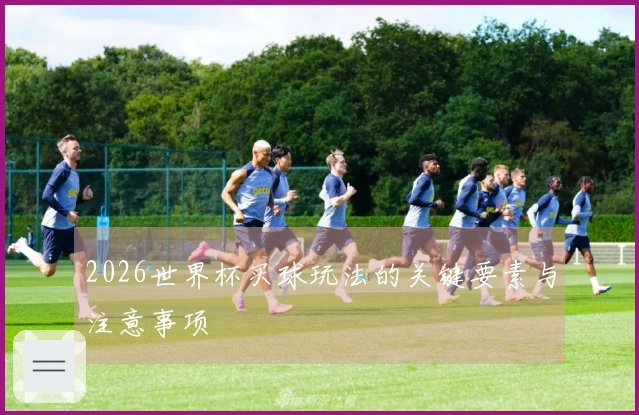 2026世界杯买球玩法的关键要素与注意事项